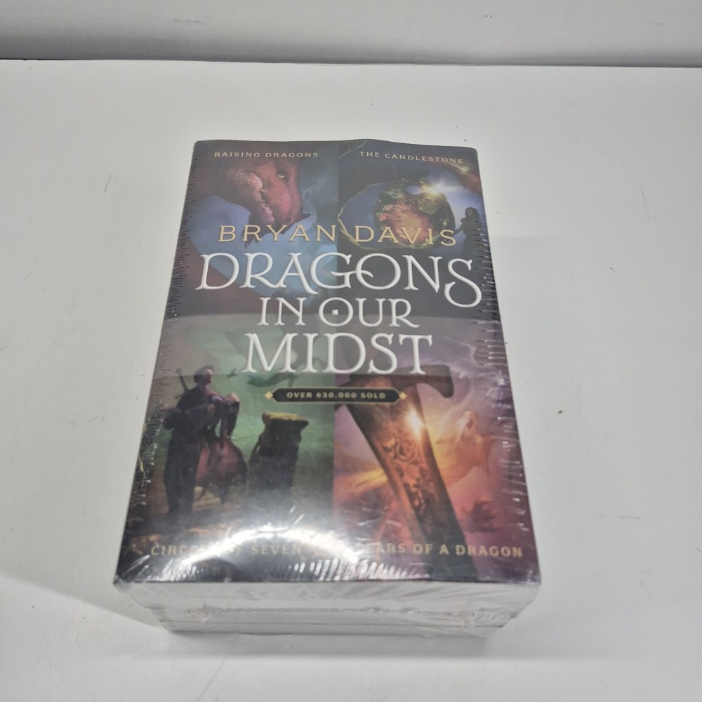 Bryan Davis Dragons In Our Midst Complete Series Lot of 4 (#1-4) Set PB